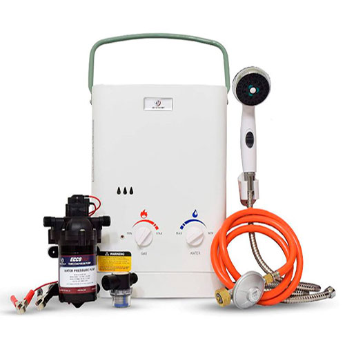El Mejor Calentador-Portátil-Eccotemp-CEL5-con-Funcionamiento-a-Gas
